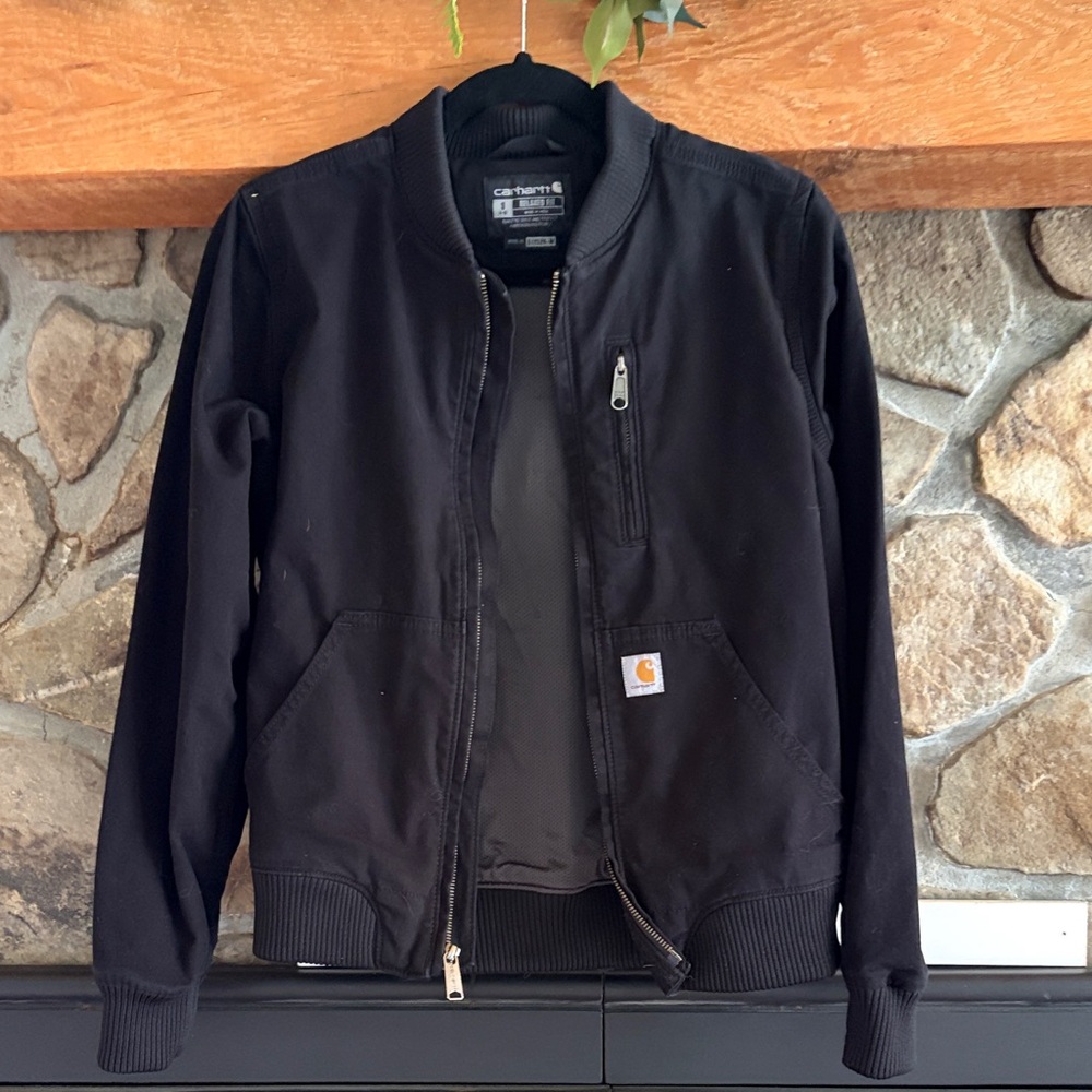 Carhartt Black Zip-Up Jacket